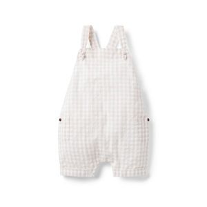 🆕 Janie and Jack Baby Gingham Overall